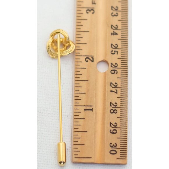Vintage Abstract Gold Tone Stick Pin - A3 - Picture 2 of 2